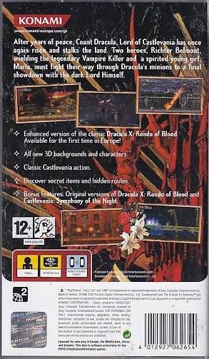Castlevania The Dracula X Chronicles - PSP Spil (Genbrug)